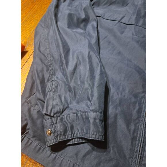 Large IZOD Navy Blue Long Sleeve Lined Full Zip Jacket with Pockets - Picture 3 of 4